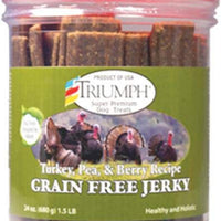 Cecina de pavo, chícharo y bayas libre de granos para perros por Triumph, 24 onzas - BESTMASCOTA.COM