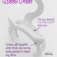The Kitty Pass, Puerta de interiores para gato oculta caja de arena, puerta para gatos de hasta 21 libras - BESTMASCOTA.COM