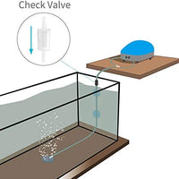 Pawfly - Válvula de retención de bomba de aire para acuario (plástico, de una manera, sin retorno) - BESTMASCOTA.COM