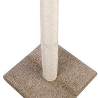 Dimaka Ultimate 29" de alto rascador de gato grande, poste de sisal natural y base pesada, rascador vertical completo - BESTMASCOTA.COM