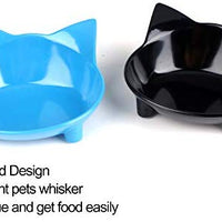 Cuencos de comida para gatos, de cGy, antideslizantes, para mascotas, cuencos de agua poco profundos, para gatos, cuencos anchos para aliviar el estrés, la fatiga, para mascotas, para perros, gatos, conejos - BESTMASCOTA.COM