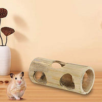 HEEPDD Hámster Juguete, todo natural de bambú hámster túnel de juguete de verano Cool Ejercicio Tubos y túneles Pequeño Animal Actividad Center Juguetes para el hámster sirio erizo Gerbils Chinchillas - BESTMASCOTA.COM