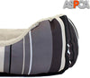 Cama para perro, motivo a rayas de ASPCA, micro tecnología, 28 por 20 por 8 pulgadas - BESTMASCOTA.COM