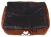 Long Rich Reversible Rectangle Pet Bed Dog Bed with Dog Paw Embroidery,Medium size, by Happycare Textiles - BESTMASCOTA.COM