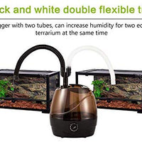 Oiibo - Humidificador de reptiles, tubo de extensión doble, articulación 2 en 1, apto para reptiles, anfibios y terrario (tanque de 2,2 litros) - BESTMASCOTA.COM