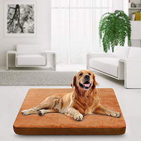 JoicyCo - Colchón ortopédico para cama de perro, lavable, antideslizante, con funda extraíble - BESTMASCOTA.COM