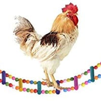 Bwogue Escalera flexible de madera para pollos, juguete para mascotas de hamaca para pollo y loro - BESTMASCOTA.COM