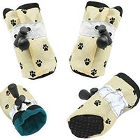 YAODHAOD Protector de pata para perros, zapatos antideslizantes para perros, estos cómodos zapatos para perros suaves son con correas reflectantes, para perros pequeños... - BESTMASCOTA.COM