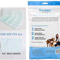 Toallitas para mascotas ScrubbyPet sin enjuague: usa el baño para mascotas, el aseo para mascotas y el lavado de mascotas, fácil de usar, solo para limpiar, secar. Excelente piel sensible. Las toallitas ideales para bañar a tu mascota, perro o gato. - BESTMASCOTA.COM