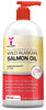 Wild Alaskan Salmon Oil for Dogs, Cats, Ferrets - 16 & 32oz Pure Unscented Liquid Omega 3 Fatty Acid Fish Oil for Dogs - EPA DHA supplement for Pets - Helps Joints, Dry Skin, Coat - Just Pump on Food - BESTMASCOTA.COM