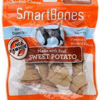 SmartBones - Huesos para perros sin cuero crudo, sabor de camote - BESTMASCOTA.COM