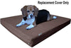 Dogbed4less - Funda exterior para cama de mascotas, color marrón chocolate, para cama de mascotas pequeña, mediana y extragrande - BESTMASCOTA.COM