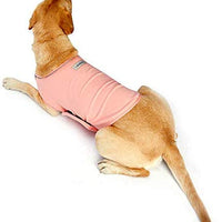 Furubaby Ansiety - Abrigo para perro con camisa, para perros pequeños, medianos, grandes, XL, color sólido, azul, gris, verde, rosa, rosa (rosa) - BESTMASCOTA.COM