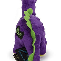 goDog Just for Me Bruto with Chew Guard Technology Plush Dog Toy, Purple - BESTMASCOTA.COM