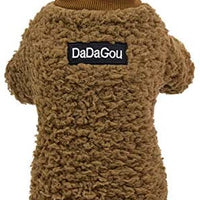 SMALLLEE_LUCKY_STORE sudadera de forro polar supersuave de sherpa para perro pequeño, gato, cachorro, gatito, abrigo de invierno cálido para mascotas - BESTMASCOTA.COM