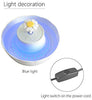 Fuente para mascotas, fuente de agua para gatos, dispensador de agua para gatos y perros, 3 maneras de beber, luz LED azul, alfombrilla y 2 cepillos de limpieza, doble filtración con filtro de carbono y filtro de esponja - BESTMASCOTA.COM
