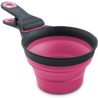 Bol de comida para mascotas plegable KlipScoop de Dexas - BESTMASCOTA.COM