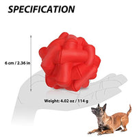 WingPet - Pelotas de goma natural para masticar, duraderas, ideales para entrenamiento al aire libre o juego de ganar, 2.4 pulgadas, paquete de 2 - BESTMASCOTA.COM