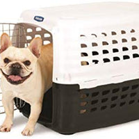 Petmate - Caseta de plástico para mascotas con puerta cromada - BESTMASCOTA.COM