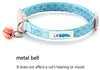 BR BLUERISE - 2 collares para gato con correa ajustable para gato, con hebilla de seguridad, color rojo y azul - BESTMASCOTA.COM