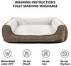 ANWA Durable Dog Bed Machine Washable Medium Dog Bed Square, Comfortable Puppy Dog Bed Medium - BESTMASCOTA.COM