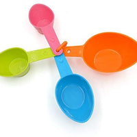 RYPET Pet Food Scoop - Measuring Cups Spoons Set Plastic Dog, Cat Bird Food (Random Color) - BESTMASCOTA.COM