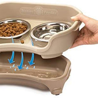 Neater Feeder Express - Cuencos elevados para perros y gatos, plato elevado para mascotas – cuencos de acero inoxidable para alimentos y agua para perros y gatos pequeños a grandes - BESTMASCOTA.COM