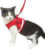 Arnés para gato con correa, arnés ajustable de malla suave reflectante para mascotas, versión extendida del arnés de tira reflectante, adecuado para gatitos, cachorros, mascotas pequeñas - BESTMASCOTA.COM