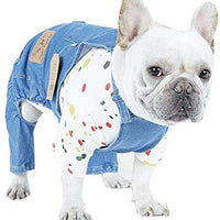 PetBoBo - Trajes de ropa para perro, pantalones de jean para mascotas, 5 tamaños opcionales - BESTMASCOTA.COM