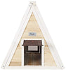 Petsfit - Casa de gato triangular para exteriores con puerta de escape para todos los gatos - BESTMASCOTA.COM