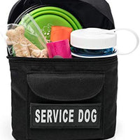 Chaleco de servicio para perro, bolsa para sillín con parches – Servicio para perro, apoyo emocional, servicio para perro en entrenamiento, no mascotas, en entrenamiento, mochila – Alforja de calidad para servicio de chaleco para perros - BESTMASCOTA.COM