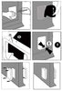 Uheng - Tapa magnética grande para puerta de gato con 4 cierres para gatitos y perros pequeños, ventanilla interior de pared, impermeable, tamaño de solapa de 6.5 x 6.5 in, color blanco - BESTMASCOTA.COM