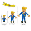 FUZZU Political Parody Dog Toys with Squeakers (Medium to Large Dogs), Various Styles (Bernie, Bill, Donald, Hillary, Vladimir) - Fun & Entertaining, Durable, Hand Illustrated Design & Premium Quality - BESTMASCOTA.COM