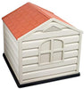 Internet's Best Outdoor Dog House | Cómodo refugio fresco | Diseño de plástico duradero | Caseta | Uso en interiores o exteriores - BESTMASCOTA.COM