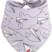 BoomBone Dog Valentines Day Bandana 2 Pac,Triangle Bibs Pet Scarf for Medium and Large Dogs - BESTMASCOTA.COM