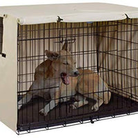 Explore Land - Funda para jaula de perro de poliéster duradero, ajuste universal para jaula de perro de 30 a 42 pulgadas - BESTMASCOTA.COM