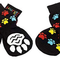 Pawchie - Calcetines antideslizantes para perro, para suelos de madera dura, protección para patas de mascotas, para uso en interiores - BESTMASCOTA.COM