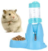 Guardians - Botella de agua para hámster, botella de agua automática para mascotas con contenedor de alimentos, base para choza, para colgar, botellas de alimentación de agua, dispensador automático para animales pequeños - BESTMASCOTA.COM