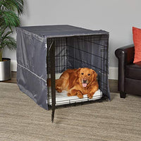 MidWest funda para jaula de perro, funda para jaula de privacidad para perros, se adapta a cajas de perro Midwest, se puede lavar a máquina y secar - BESTMASCOTA.COM