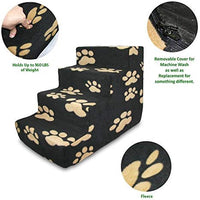 Los mejores suministros para mascotas fabricados en Estados Unidos escalones/escaleras para mascotas con espuma certificada CertiPUR-US para perros y gatos - BESTMASCOTA.COM