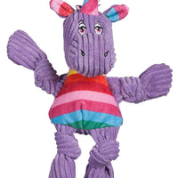 HuggleHounds - Juguete de peluche chirriante para perros con nudos para masticadores agresivos - BESTMASCOTA.COM