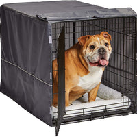MidWest funda para jaula de perro, funda para jaula de privacidad para perros, se adapta a cajas de perro Midwest, se puede lavar a máquina y secar - BESTMASCOTA.COM