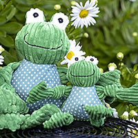 HuggleHounds - Juguete de peluche chirriante para perros con nudos para masticadores agresivos - BESTMASCOTA.COM