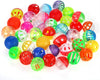 48pcs plástico Bell gato bola juguete de gato gatito Chase Juguete tamaño 1.6" ~ 1.8" 8 tipos varios colores - BESTMASCOTA.COM