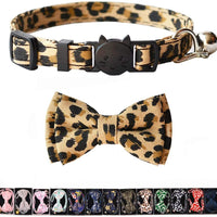 M-YOUNG Collar para gato con campana y pajarita, collares de seguridad ajustables para cachorro de gatito (6.7 in a 10,8 pulgadas) - BESTMASCOTA.COM