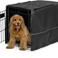 MidWest funda para jaula de perro, funda para jaula de privacidad para perros, se adapta a cajas de perro Midwest, se puede lavar a máquina y secar - BESTMASCOTA.COM