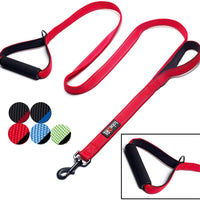 tobeDRI Correa para perro resistente, 2 asas acolchadas, 6 pies de largo, correas de entrenamiento para perros medianos y grandes - BESTMASCOTA.COM