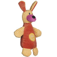 HuggleHounds - Juguete de peluche chirriante para perros con nudos para masticadores agresivos - BESTMASCOTA.COM