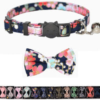 M-YOUNG Collar para gato con campana y pajarita, collares de seguridad ajustables para cachorro de gatito (6.7 in a 10,8 pulgadas) - BESTMASCOTA.COM