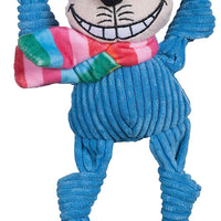 HuggleHounds - Juguete de peluche chirriante para perros con nudos para masticadores agresivos - BESTMASCOTA.COM